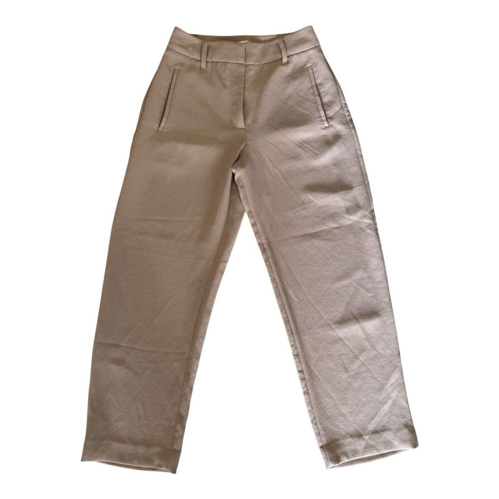 Wilfred Dress Pant Beige Size 4 Crepe Woman 100% Polyester